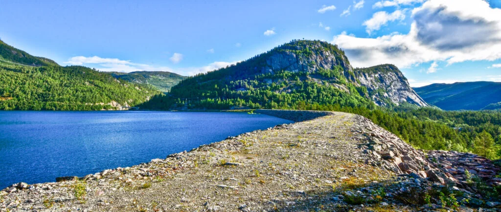 Bossvassdammen, Bykle. Foto.