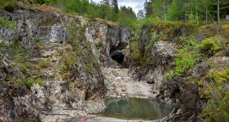 Landsverk 1 gruva. Foto.