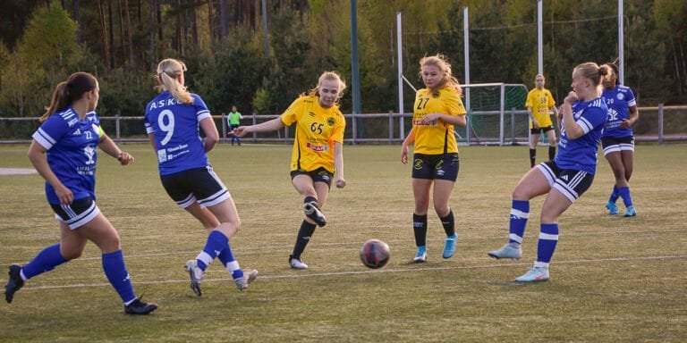 Sterk laginnsats og eitt poeng til damelaget