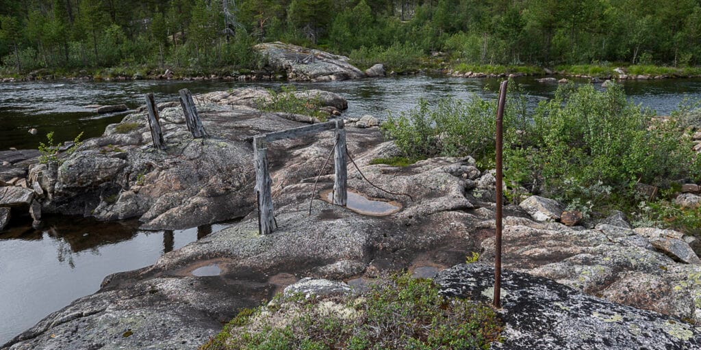 Brustaden over Otra ved Tykkås 25. juli 2025. Foto